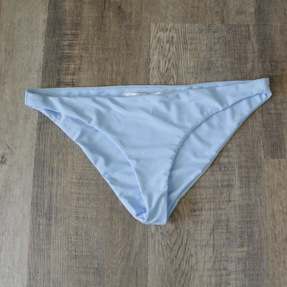 Revolve Lovers + Friends Swim Pastel Blue Bikini Bottoms M